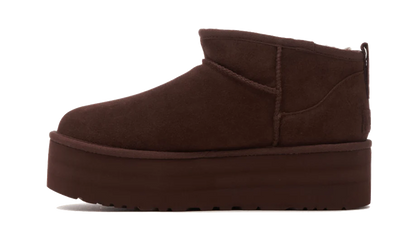 UGG UGG Classic Ultra Mini Platform Burnt Cedar - widok główny z boku - Streetwear
