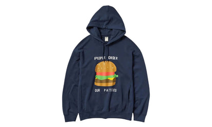 CPFM Uniqlo x CPFM Spongebob Squarepants Hoodie Navy - widok główny z boku - Streetwear