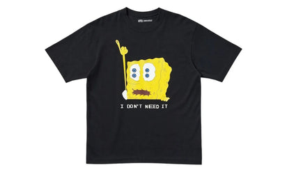 Uniqlo Uniqlo x CPFM Spongebob Squarepants UT Graphic T-Shirt Black - widok główny z boku - Streetwear