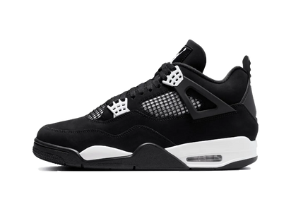 Air Jordan Air Jordan 4 White Thunder czarny-biały - widok główny z boku | Saturaise.com