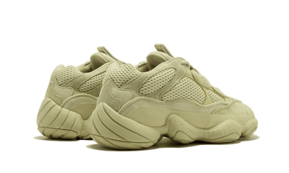 Buty Adidas Yeezy 500 Desert Rat Super Moon Yellow - widok z przodu - Rozmiary EU