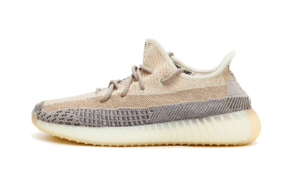 Adidas Yeezy Boost 350 V2 Ash Pearl biały-brązowy - widok główny z boku | Saturaise.com