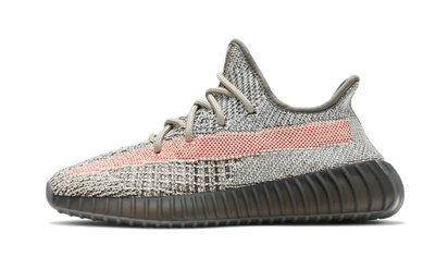 Adidas Yeezy Boost 350 V2 Ash Stone biały-brązowy - widok główny z boku | Saturaise.com