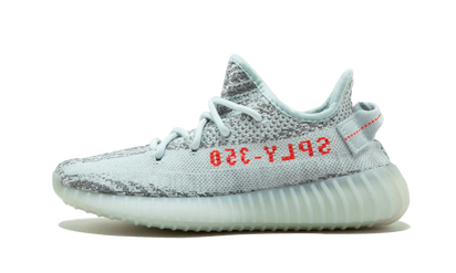 Adidas Yeezy Boost 350 V2 Blue Tint biały-czerwony - widok główny z boku | Saturaise.com