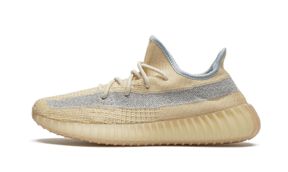 Adidas Yeezy Boost 350 V2 Linen żółty-beżowy - widok główny z boku | Saturaise.com