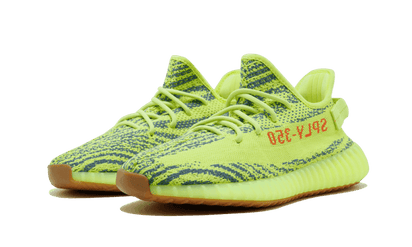 Kup oryginalne Yeezy Boost 350 V2 Semi Frozen Yellow - widok z drugiego boku - Sneakersy