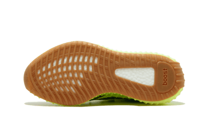 100% Oryginalne Yeezy Boost 350 V2 Semi Frozen Yellow - widok z tyłu - 2205.00 PLN
