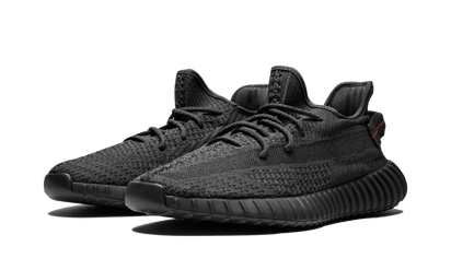 Buty Adidas Yeezy Boost 350 V2 Static Black (Reflective) - widok z przodu - Rozmiary EU