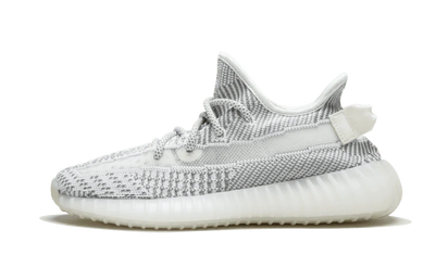 Adidas Yeezy Boost 350 V2 Static (Non-Reflective) biały-brązowy - widok główny z boku | Saturaise.com
