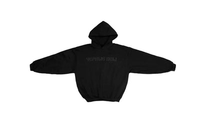 Adidas Yeezy Gosha Black Dogs Hoodie Black czarny - widok główny z boku | Saturaise.com