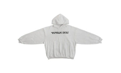 Adidas Yeezy x Gosha Rubchinskiy Black Dogs Hoodie Heather Grey czarny-szary - widok główny z boku | Saturaise.com