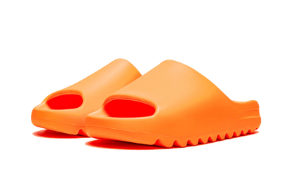 Kup oryginalne Yeezy Slide Enflame Orange - widok z drugiego boku - Sneakersy