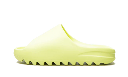 Adidas Yeezy Slide Glow Green biały-zielony - widok główny z boku | Saturaise.com