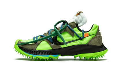 Off White Zoom Terra Kiger 5 Off-White Volt - widok główny z boku - Streetwear