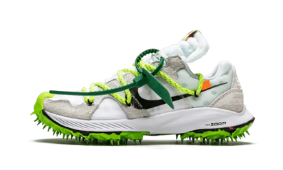 Off White Zoom Terra Kiger 5 Off-White White - widok główny z boku - Streetwear