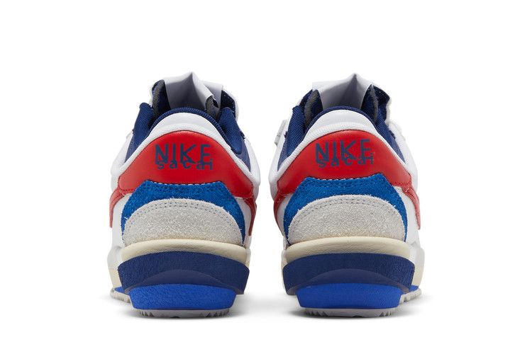 Cortez 4.0 Sacai White University Red Blue - widok z przodu - Rozmiary XS-XXL