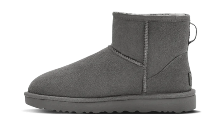 UGG UGG Classic Mini II Boot Grey biały-szary - widok główny z boku | Saturaise.com