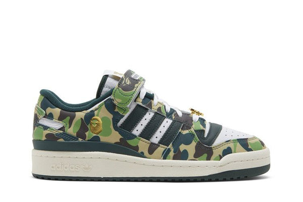 Forum 84 Low Bape 30th Anniversary Green Camo - Kup oryginalne Forum 84 Low Bape 30th Anniversary Green Camo - widok z drugiego boku - Sneakersy