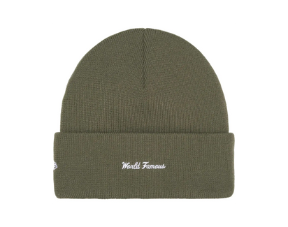 New Era x Supreme Box Logo Beanie Light Olive (FW25)
