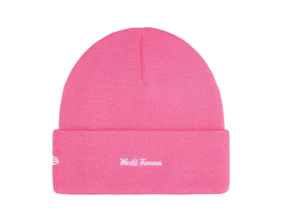 New Era x Supreme Box Logo Beanie Magenta (FW25)