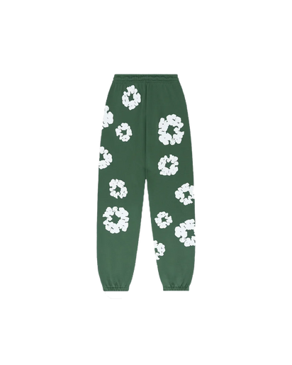 Kup oryginalne Denim Tears The Cotton Wreath Sweatpants Green DT-DTTCWS-GREY - widok z drugiego boku - Sneakersy