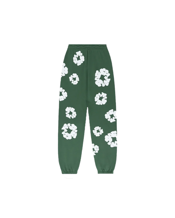 Denim Tears The Cotton Wreath Sweatpants Green - Kup oryginalne Denim Tears The Cotton Wreath Sweatpants Green DT-DTTCWS-GREY - widok z drugiego boku - Sneakersy
