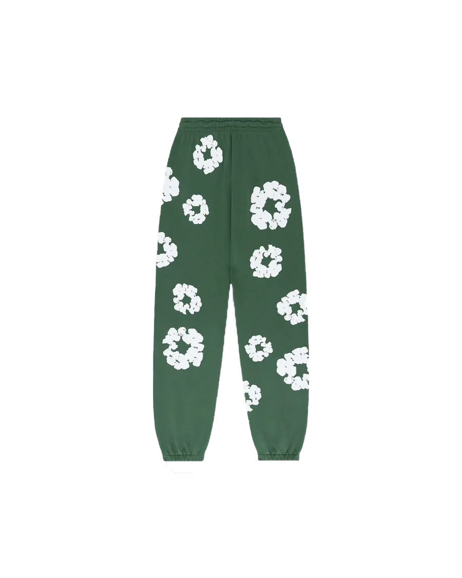 Kup oryginalne Denim Tears The Cotton Wreath Sweatpants Green DT-DTTCWS-GREY - widok z drugiego boku - Sneakersy