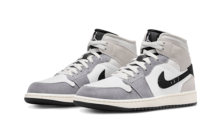 Kup oryginalne Air Jordan 1 Mid SE Craft Cement Grey DZ4136-002 - widok z drugiego boku - Sneakersy