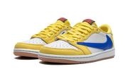 Kup oryginalne Air Jordan 1 Retro Low OG SP Travis Scott Canary DZ4137-700 - widok z drugiego boku - Sneakersy