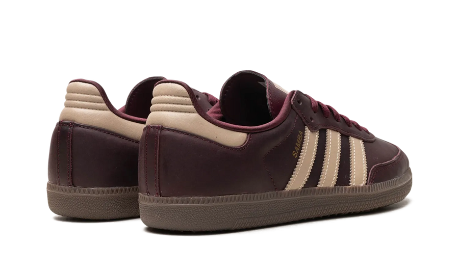 Buty Adidas Adidas Samba OG Maroon Crystal Sand (Women's) - widok z przodu - Rozmiary EU