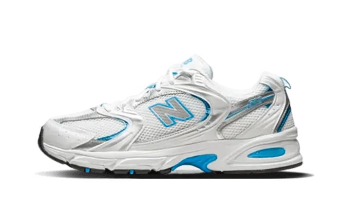 New Balance 530 White Sky Blue biały-niebieski - widok główny z boku | Saturaise.com