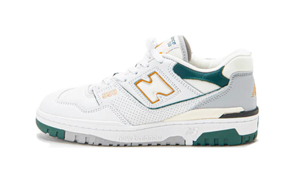 New Balance New Balance 550 White Nightwatch Green biały-zielony - widok główny z boku | Saturaise.com