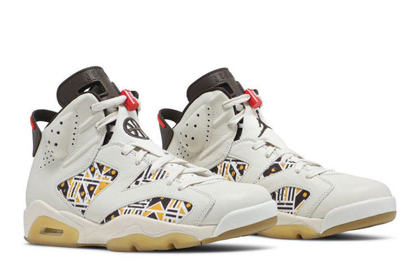 Air Jordan 6 Retro Quai 54 Sail Brown (2020) - Kup oryginalne Air Jordan 6 Retro Quai 54 Sail Brown (2020) - widok z drugiego boku - Sneakersy