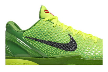 Buty Yeezy Nike Kobe 6 Protro Grinch (2020) - widok z przodu - Rozmiary EU
