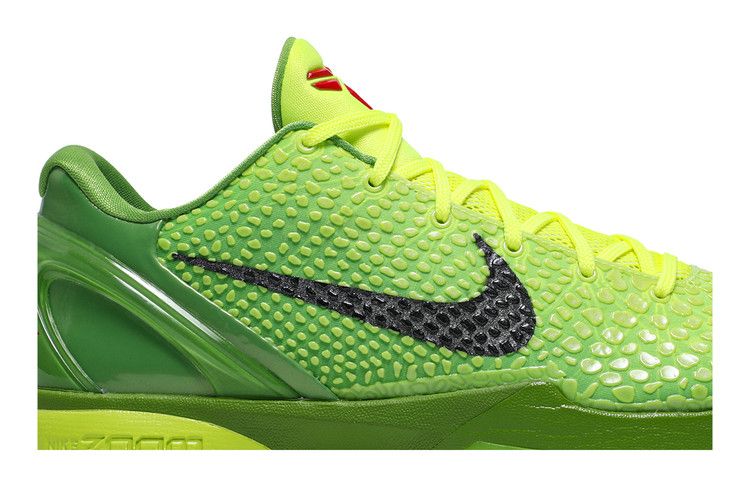 Buty Yeezy Nike Kobe 6 Protro Grinch (2020) - widok z przodu - Rozmiary EU