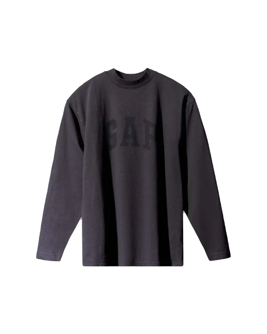 Adidas Yeezy Gap Engineered by Balenciaga Dove Longsleeve Tee Black czarny-biały - widok główny z boku | Saturaise.com