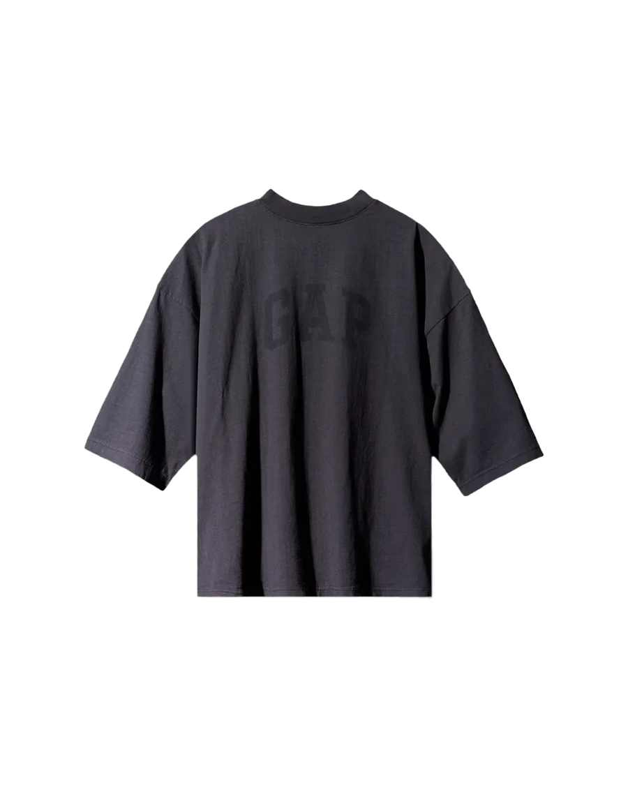 Adidas Yeezy Gap Engineered by Balenciaga Dove 3/4 Sleeve Tee czarny-biały - widok główny z boku | Saturaise.com