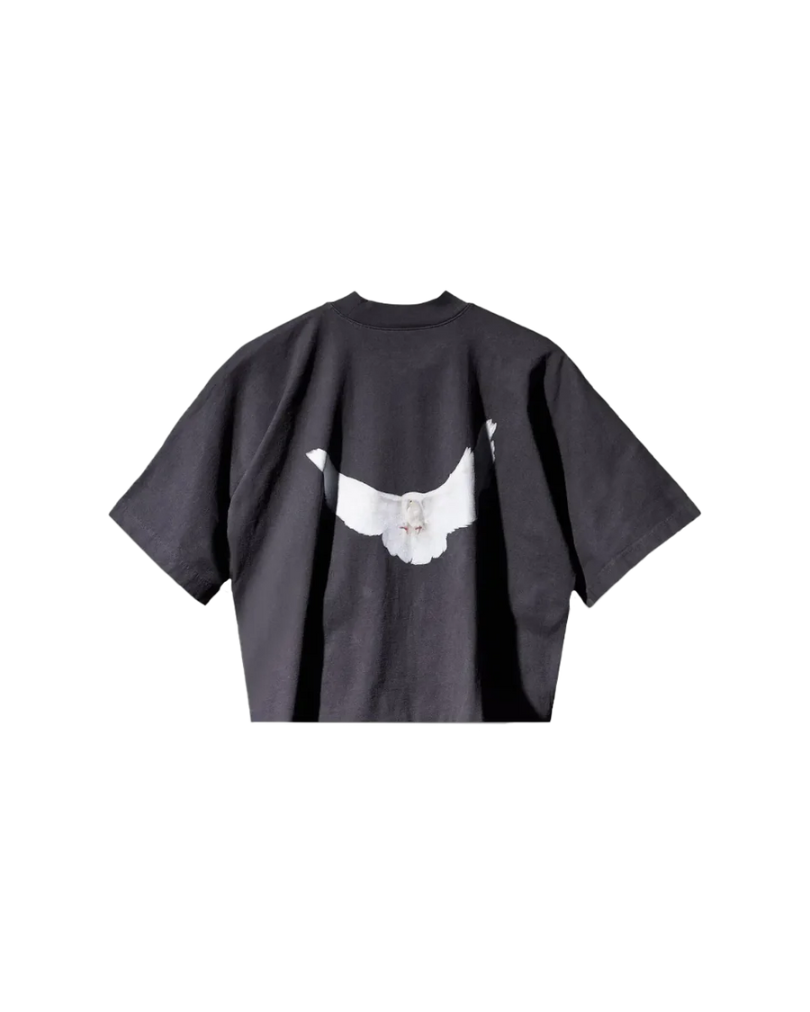 Kup oryginalne Yeezy Gap Engineered by Balenciaga Dove No Seam Tee Black - widok z drugiego boku - Sneakersy