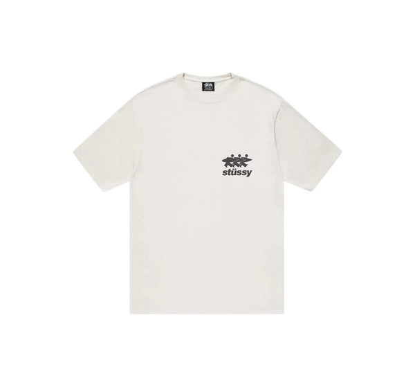 Stussy Surfwalk Tee Pigment Dyed Natural - Stussy Surfwalk Tee Pigment Dyed Natural - widok z drugiego boku - Premium Quality