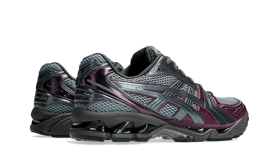 Buty Asics Gel-Kayano 14 Atmos Grey Purple - widok z przodu - Rozmiary EU