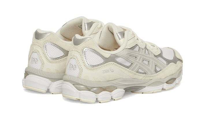 Buty Asics Gel-NYC White Oyster Grey - widok z przodu - Rozmiary EU