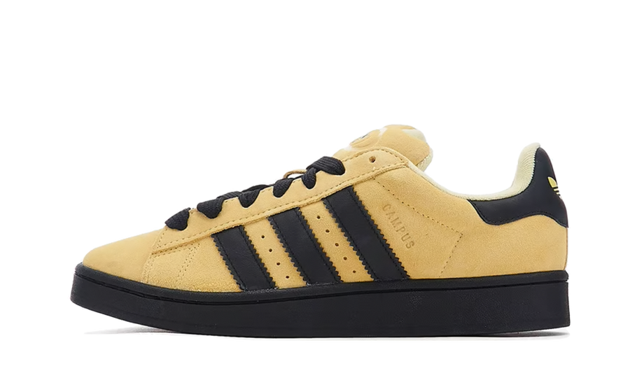 Adidas Campus 00s Almost Yellow Core Black czarny-żółty - widok główny z boku | Saturaise.com