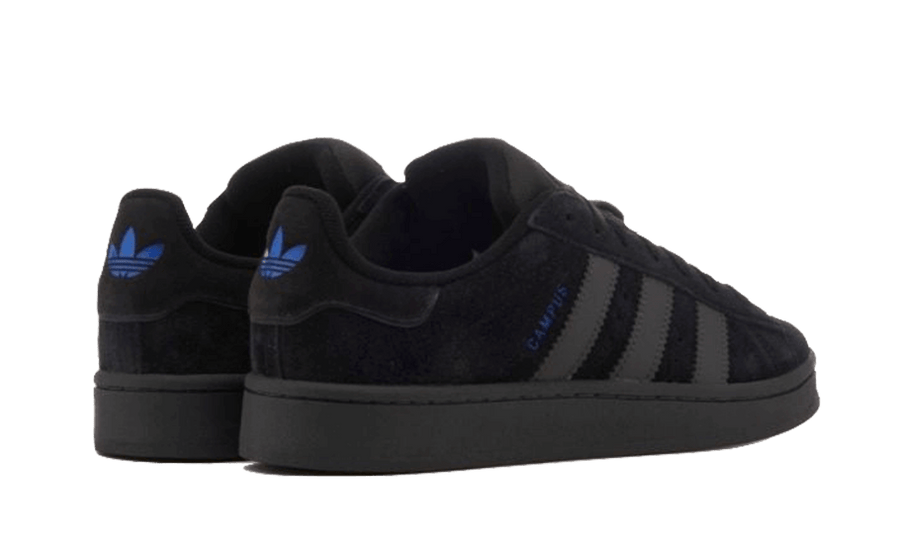 Buty Yeezy Campus 00s Core Black Lucid Blue - widok z przodu - Rozmiary EU