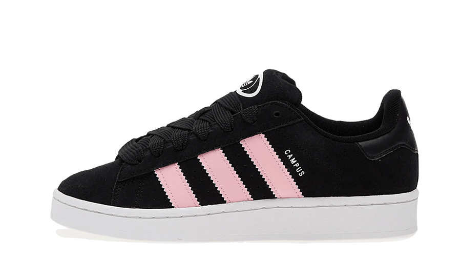 Yeezy Campus 00s Core Black True Pink czarny-biały - widok główny z boku | Saturaise.com