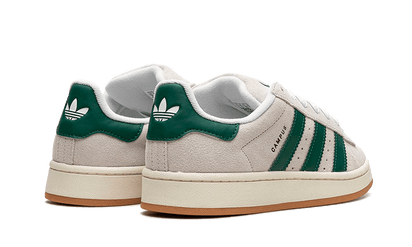 Buty Yeezy Campus 00s Crystal White Dark Green - widok z przodu - Rozmiary EU
