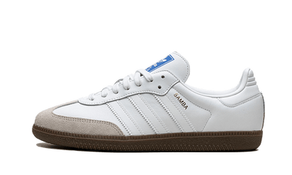 Adidas Samba Cloud White Blue Gum biały-niebieski - widok główny z boku | Saturaise.com