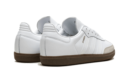 Buty Adidas Samba Cloud White Blue Gum - widok z przodu - Rozmiary EU