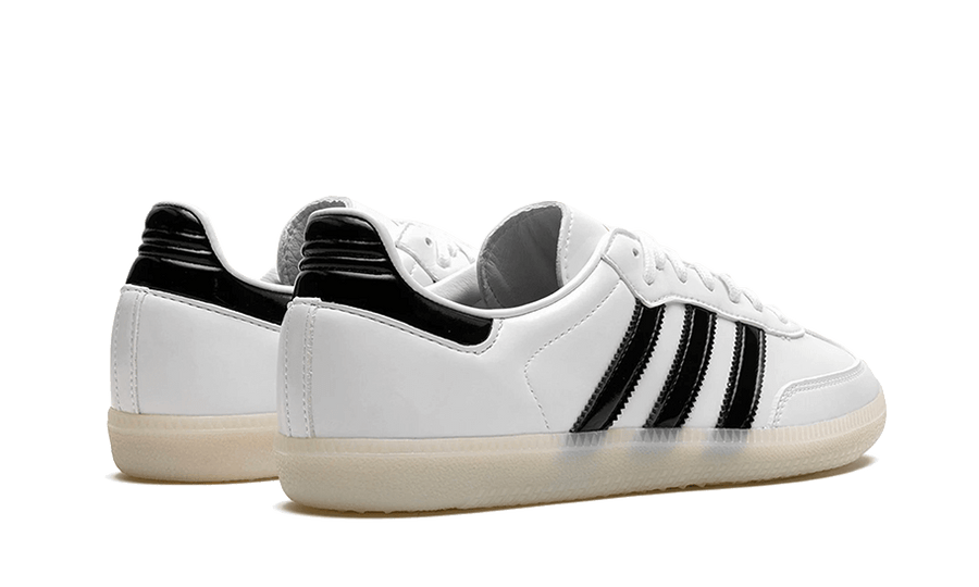 Buty Adidas Samba Jason Dill White Black Patent - widok z przodu - Rozmiary EU
