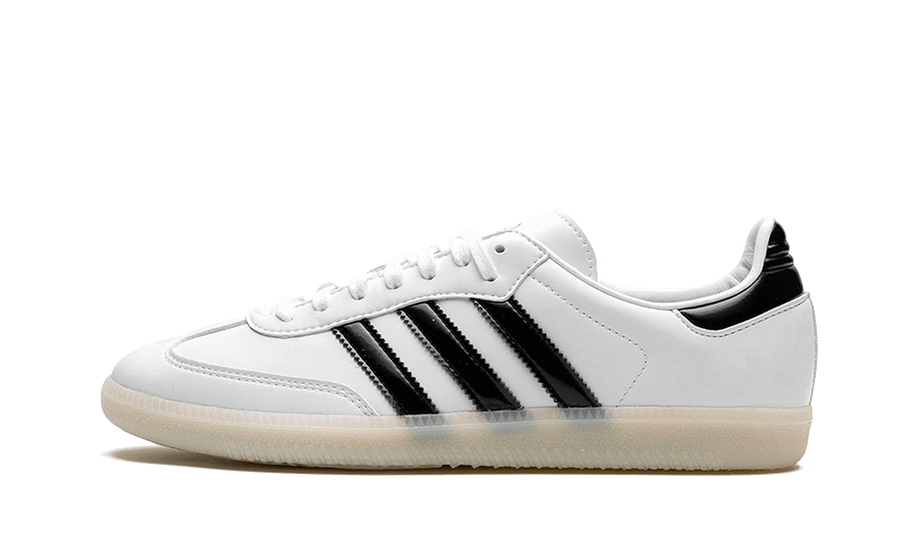 Adidas Samba Jason Dill White Black Patent czarny-biały - widok główny z boku | Saturaise.com