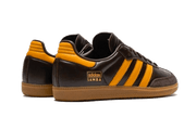 Buty Adidas Samba OG Dark Brown Yellow - widok z przodu - Rozmiary EU